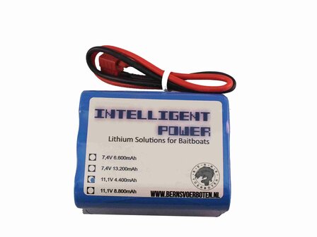 Lithium-ion accu 11,1 Volt 4.4A voor Toslon